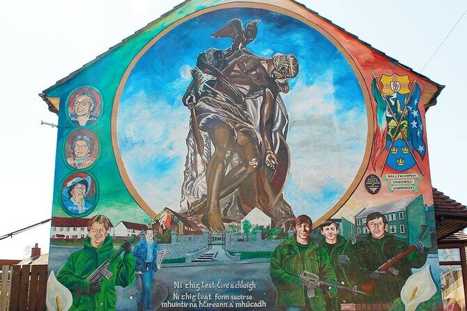 Award Winning Private 2 Hour Belfast Political Black Taxi Tour - Stop 1: Bobby Sands Mural on the Falls Road