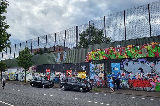 Belfast history of terror & mural 1 hr express private taxi tour - Stop 2: Peace lines and the idea of separation