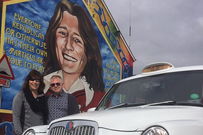 Express Terror and Peace 90 min Private Belfast Cab /Taxi Tour - Divis Street International Mural Wall: Messages That Keep Updating