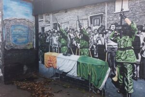 IRA Troubles Conflict Private Tour Museum Graves Murals and Political Analysis - Divis Street and the International Mural Wall: where the story starts